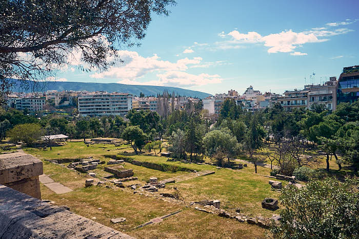 Ausgrabungsstätte Olympieion Umgebung