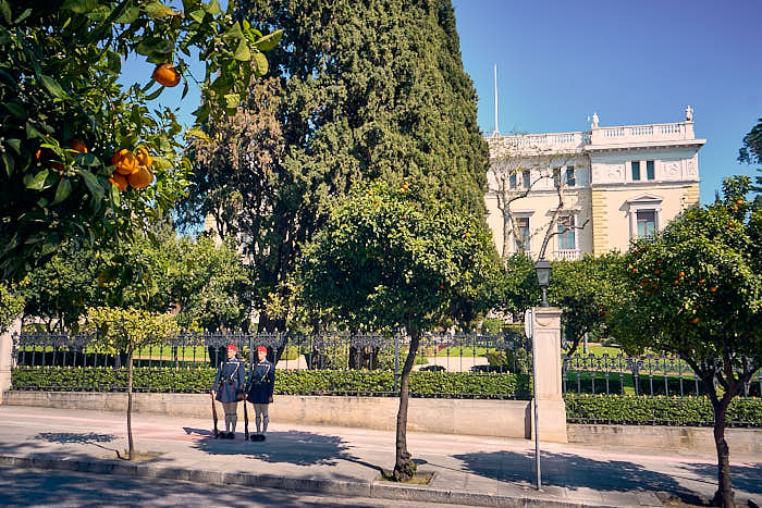 Evzonen Präsidentenpalast Athen