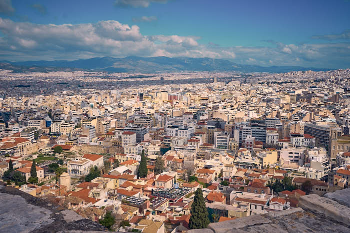 Akropolis Athen Aussicht