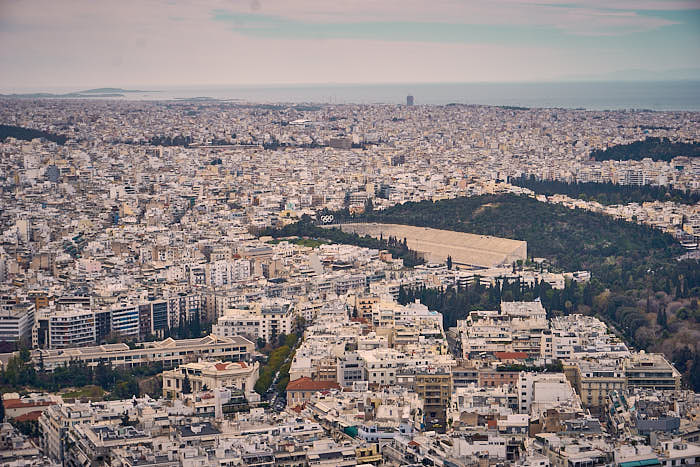 Lykabettus Aussicht Panathinaiko Stadion