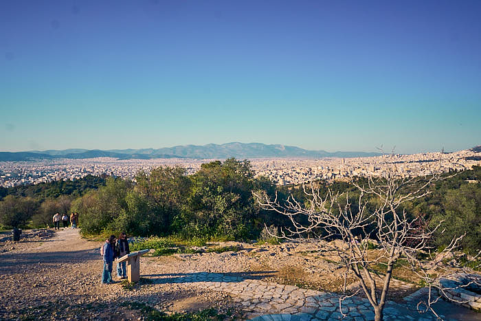 Philopapposhügel Aufstieg