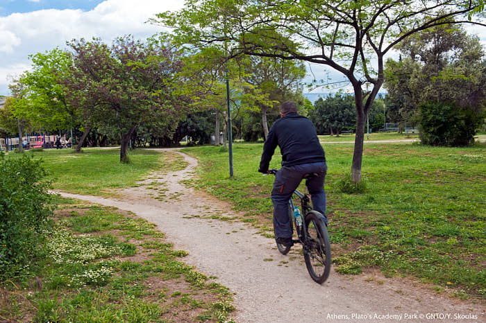 Plato Academy Park Athen Impression