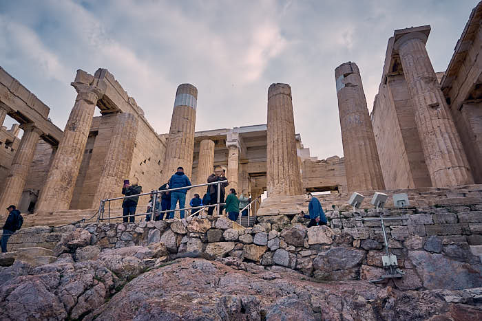 Propyläen Akropolis Eingang