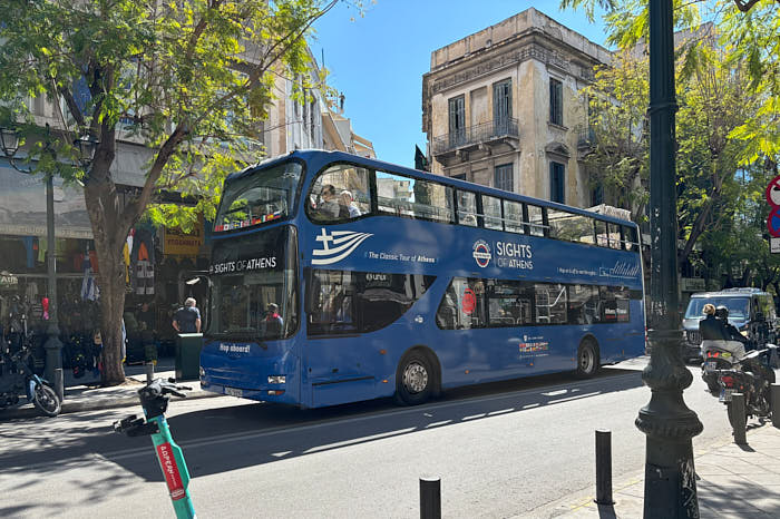 Hop-On Hop-Off Bus Athen