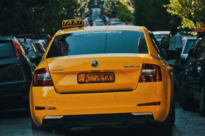 Taxi in Athen